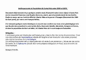 99 ANTHROPONYMIE ET POPULATION DE SANTA POLA (1)